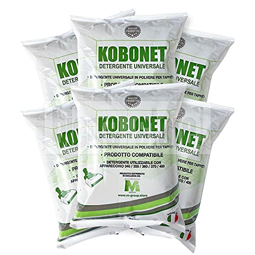 POLVERE DETERGENTE TAPPETI 6 CONFEZ. 480G RIGENERANTE FOLLETTO BATTITAPPETO COMPATIBILE