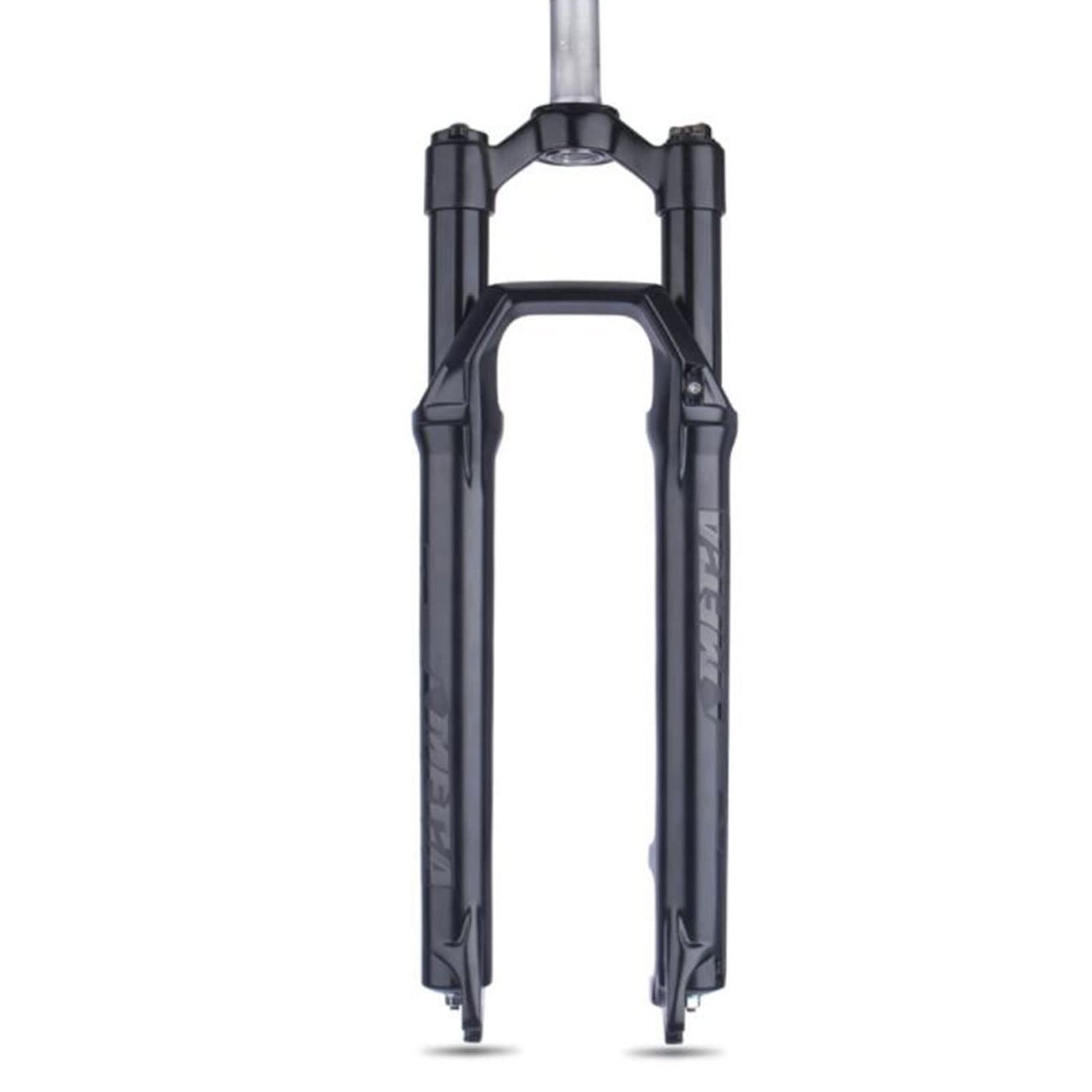 Horquilla mecánica, 27.5/29 Pulgadas, aleación de Aluminio, 1-1/8", para Bicicleta de montaña. Recorrido de 100 mm. Accesorios de liberación rápida de 9 mm.