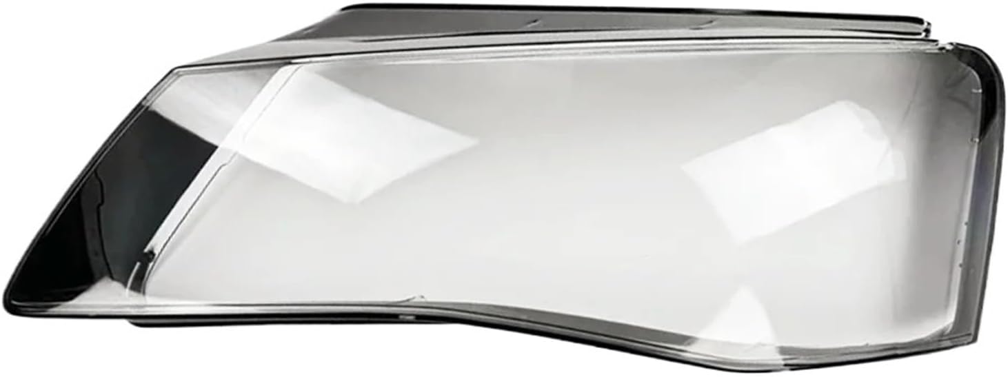 Headlight Lens Compatible For Audi A8 A8L D4 2011 2012 2013 No Line Versions Headlamp Cover Plexiglass Replace Original Lampshade Shell(No Line Left Side) (No Line Right Side)