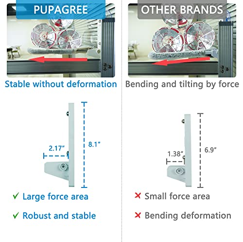 Pupagree Cordless Folding Cat Window Perch, Cat Hammock For Window And Wall, With 4 Suction Cups, Sturdy Setal Frame For Glass Windows And Interior Walls (Medium) #TOP4