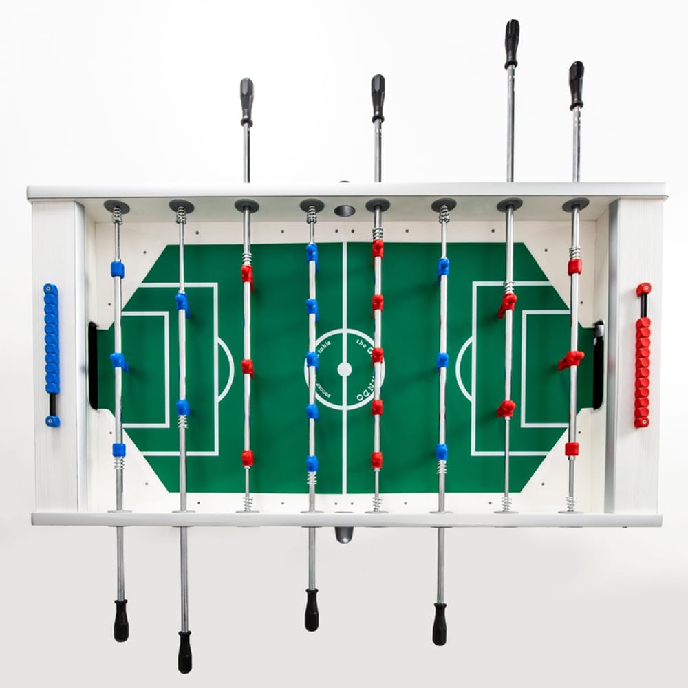 Garlando Calcio Balilla G-500 Weatherproof Bianco calciobalilla aste rientranti Art.G500WBIRCLA