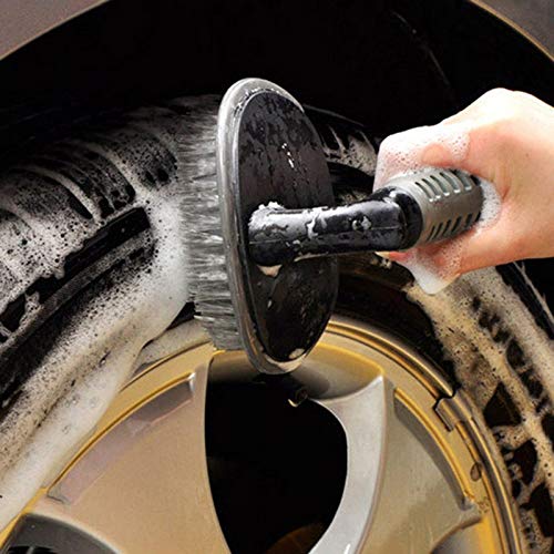 Semaphore Wheel Tyre Rim Scrub Brush Hub Clean Wash Useful Brush Car Truck Motorcycle Bike Washing Cleaning Tool for Hyundai Elite i20