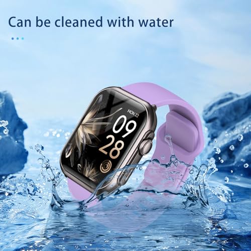 Correa de silicona para smartwatch RUXINGX G62 morada miniatura 4