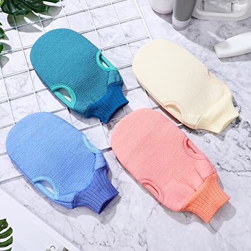 FRCOLOR 8 Peças Luvas Esfoliantes Esfregão De Luva Esfoliante De Banho Luva Bucha Luva Esfoliante Es
