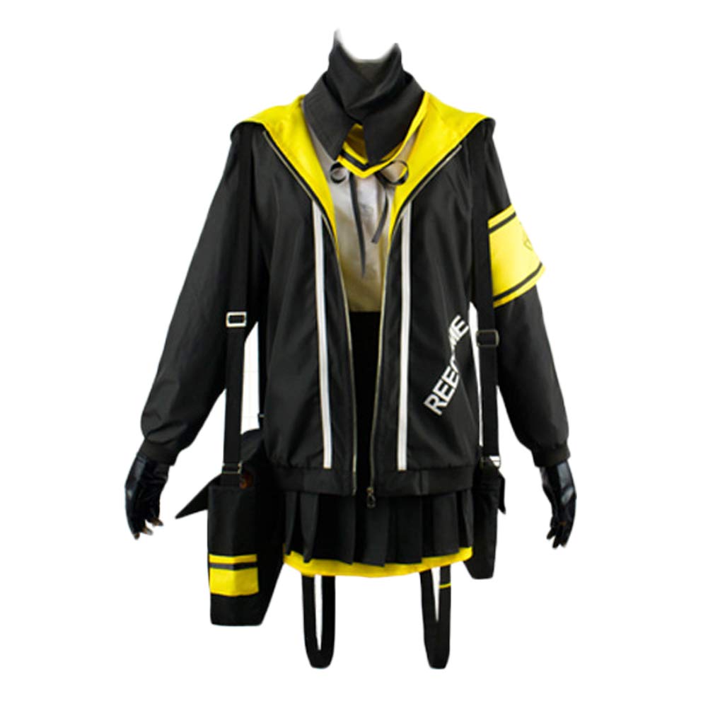 Mädchen Frontline Series Anzug UMP45 UMP9 Cosplay Kostüm Schlacht Uniform Perücke Hoodie Rock Tasche Outfits Sets 11 stücke