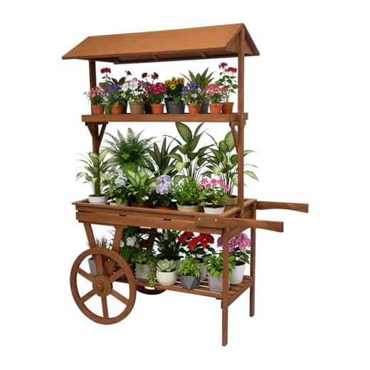 Retro Flower Cart for Home Decoration