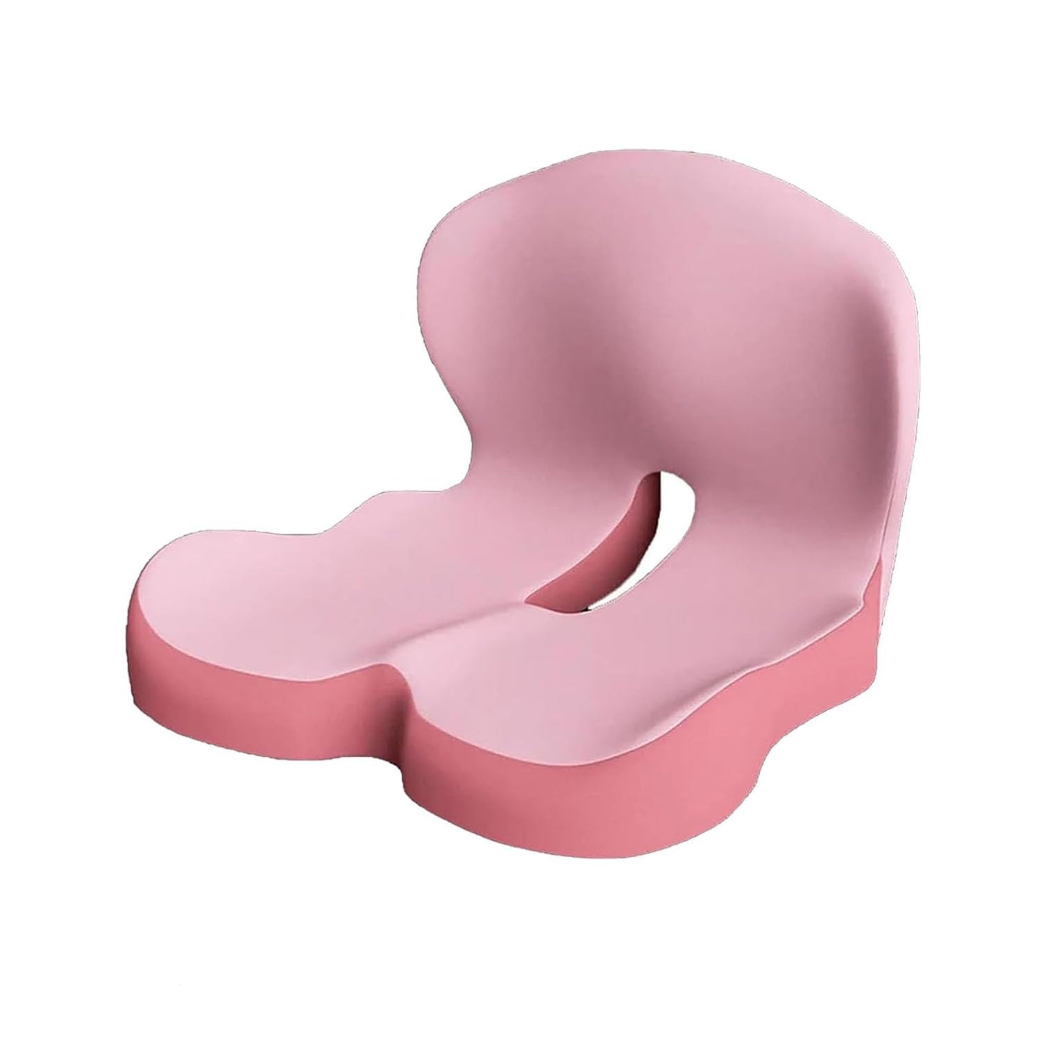 Reenly - Cojín ergonómico de espuma viscoelástica con soporte lumbar, diseño antideslizante para coche, silla de oficina, silla de ruedas, viajes y uso doméstico, cómodo soporte durante todo el día