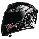 pintar casco moto vigo 【POTENTES CAPACIDADES DE COMUNICACIÓN:】 Función de intercomunicador bluetooth incorporada, lo mantiene en contacto con hasta 2 de sus amigos, hace que su comunicación sea más conveniente. puede garantizar la seguridad y la comodidad mientras realiza una llamada con manos libres, disfruta de música estéreo y escucha la indicación de voz de las navegaciones GPS por bluetooth de forma inalámbrica.