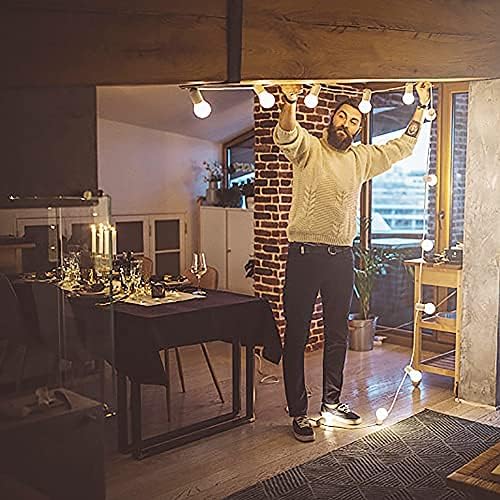 Outdoor Light Clips [Upgraded Adhesive] 30pcs Large Hooks for Outdoor String Lights, Waterproof Outdoor Hook for String Lights