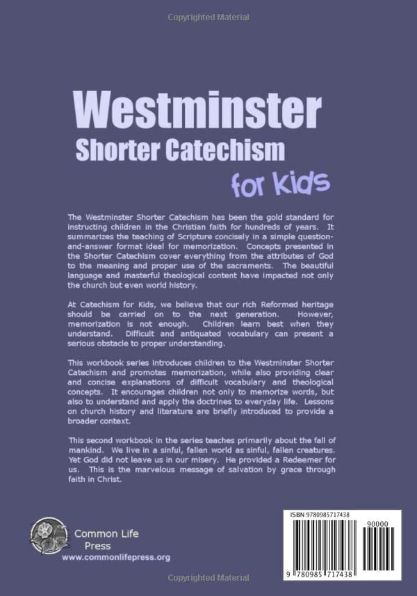 Westminster Shorter Catechism for Kids: Workbook Two (Questions 11-20): The Fall - Image 2