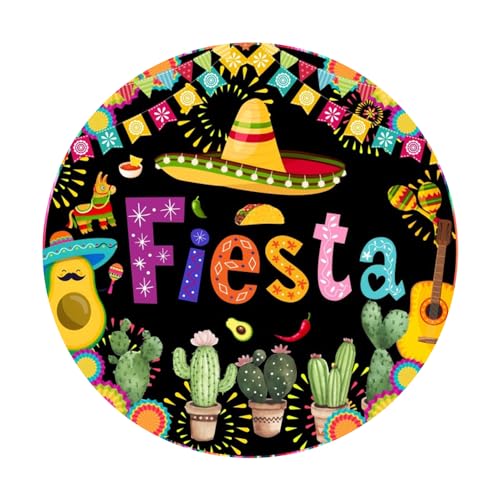 Fondo redondo Renaiss 7x7ft Disco Fiesta miniatura 4
