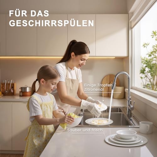 Hiqili Zitrone Ätherisches Öl, für die Reinigung, Diffusor, Haut, kann Hinzugefügt werden, um Sprays, Creme zu Verwenden, Enthält Reiseflasche - 3,38 fl oz