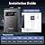 14kW Tankless Water Heater Electric, SIVUATEK 240V Instant On-Demand Hot Water Heater, 2 Point of Use, Self-Modulating, ETL Certified, Endless Water Supply for Home