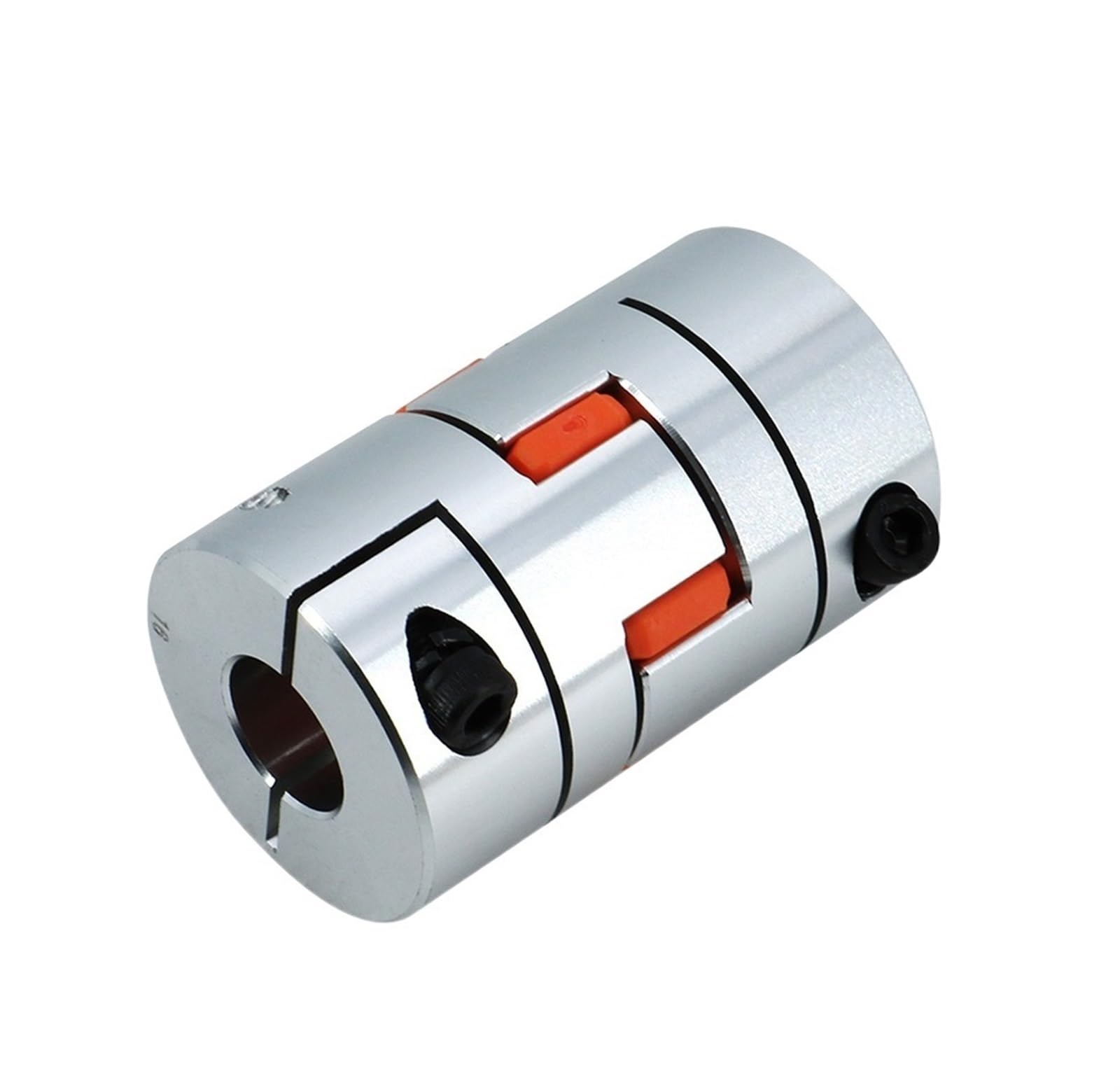 Rigid Coupling,Stainless Steel Rigid Coupling 1pcs D25L35 Coupler CNC Aluminium Plum Flexible Shaft Coupling Stepper Motor Connector(5x6.35)