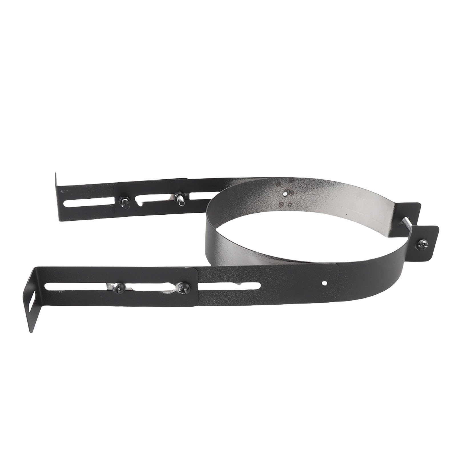 Support de cheminée réglable inox pour sécuriser le poêle du salon