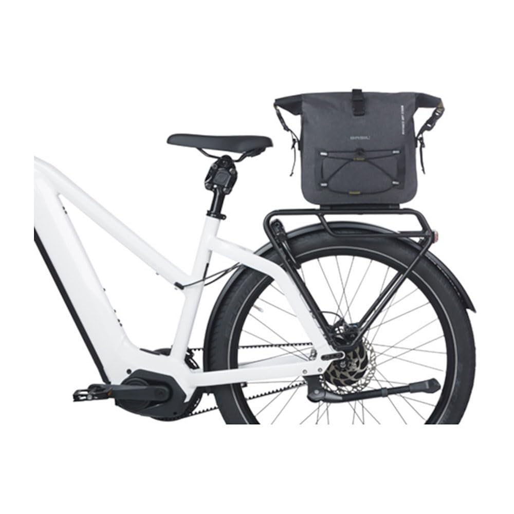 Basil Navigator Storm Gepäckträgertasche - MIK inkl. - Wasserdicht - Schwarz