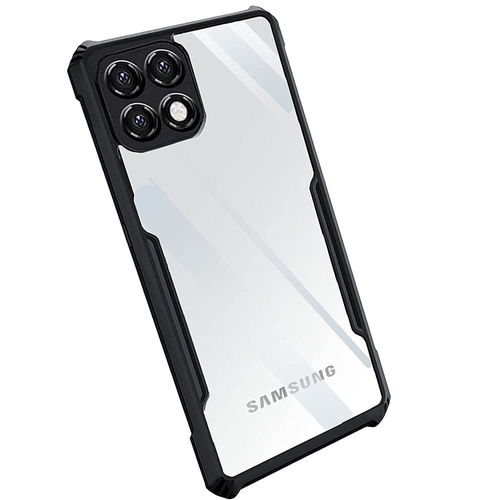 Amazon Brand - Solimo TPU 360 Degree Protection Black Border Back Cover for Samsung Galaxy F42 5G / A22 5G - Black (B0BDZZWS9L) Amazon Price History, Amazon Price Tracker