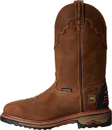 Image of Dan Post Mens Blayde 1 Inch Waterproof Steel Toe Work Safety Shoes Casual - Brown