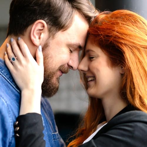 Clara Pucci 2.36ct Oval Cut Solitaire accent Halo Natural London Blue gemstone Designer Anniversary Bridal Engagement Ring 14k Rose Gold - Image 6