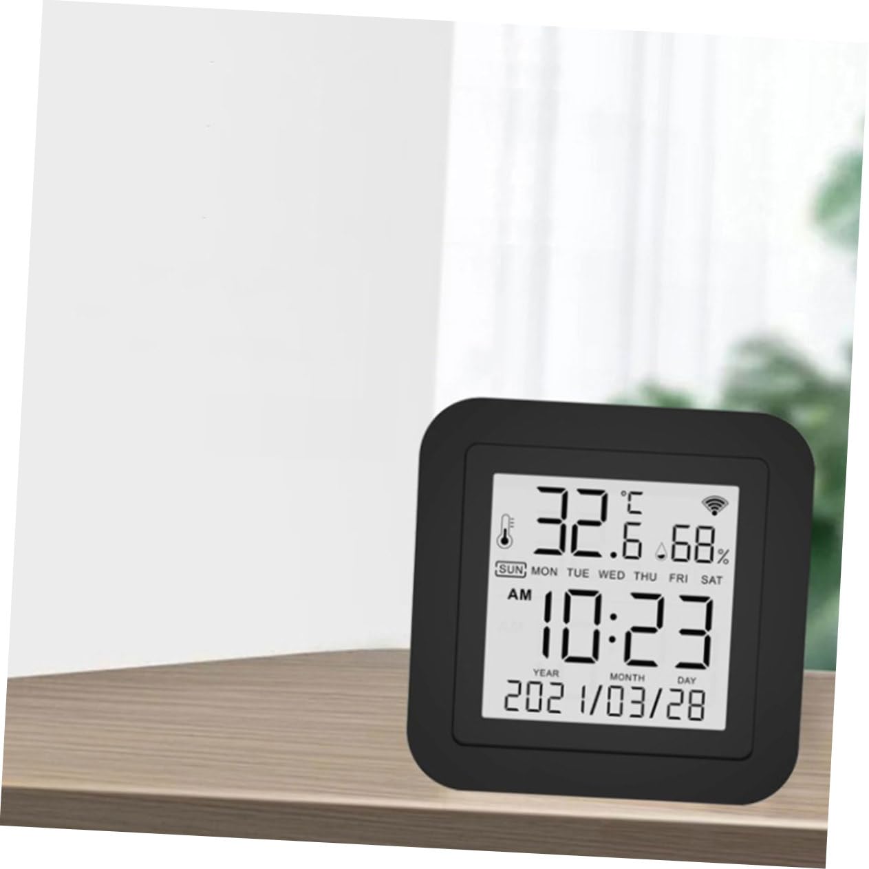 SHINEOFI Monitor Temperatura e Umidità Display Lcd Termometro Per Misuratore Temperatura e Umidità Per Ambienti Domestici