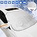 Dash Designs 21 inch Universal Fit Retractable Auto Windshield Sunshade for Chevrolet Trucks