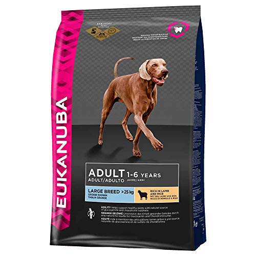 Eukanuba Premium Hondenvoer, met Lam & Rijst, Droogvoer, voor Gevoelige Honden, 12 kg Zak