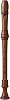 Zenon PG3-SA Wooden Soprano Recorder, Akagi, Made in Japan