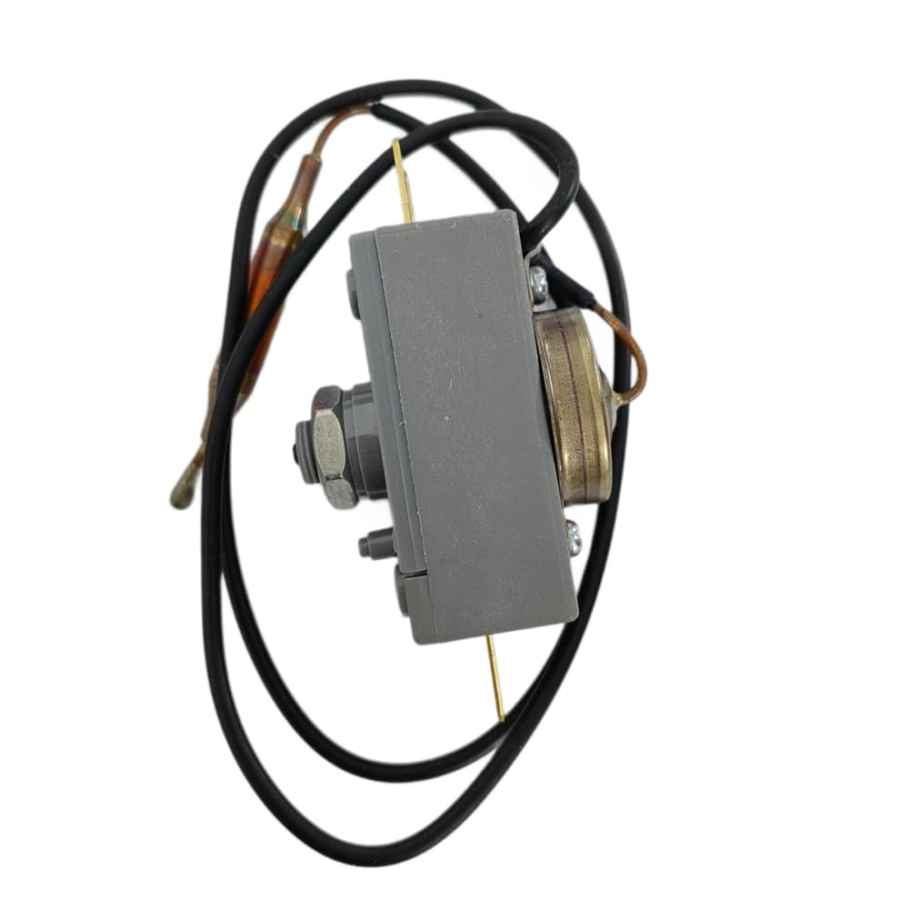 Jnchdghwa WQS93-12T 20A Manual Reset Electric Water Heater Thermostat with Four-Prong Probe and 93℃ Temperature Limiter