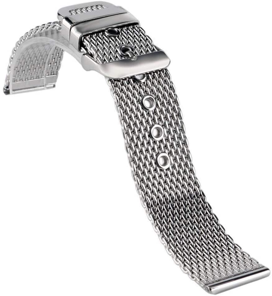 Bracelet de montre 24mm argent pour montre homme au quotidien