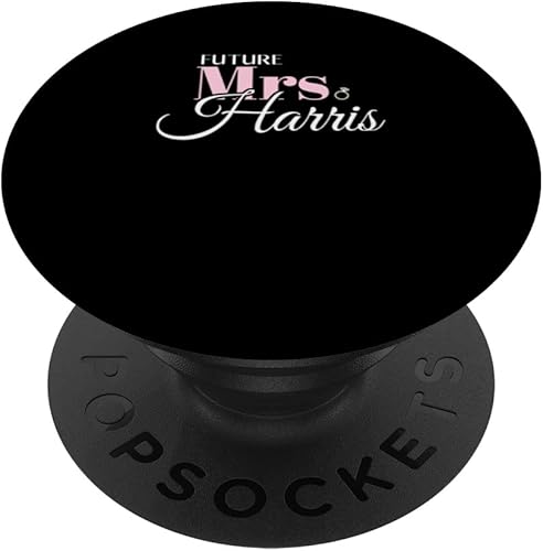 Cute Engagement Mrs Harris Bachelorette PopSockets intercambiables PopGrip