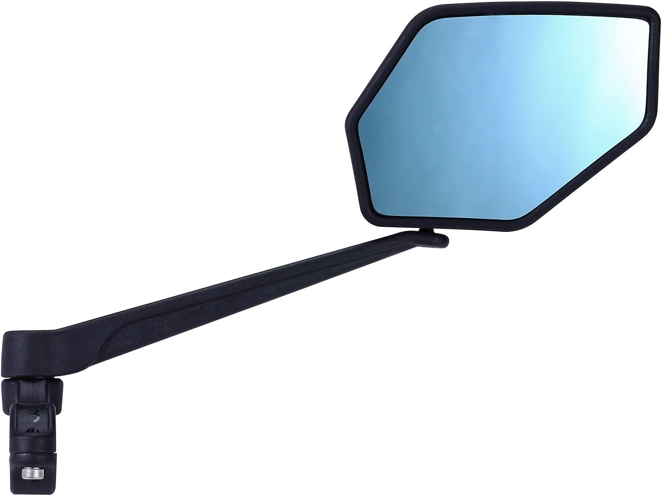BBB Cycling Unisex's BBM-02 Bicycle Mirror Multi Adjustable Mounting System for On The Handlebar Anti-Glare Coating E-Bike Certified Available in Left and Right, Black, One Size
