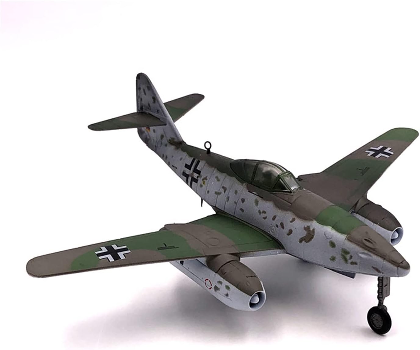 Die Cast Plane 1 72 for World War II Messerschmitt Me262 Jet Fighter Aircraft Model Old Finished Aircraft Gift Finished Metal Airplane