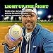 SPARK CATCH Light Up Baseball, Glow in The Dark Baseball, Perfect Baseball Gifts for Boys, Girls, and Baseball Players, Official Size and Weight with Genuine Leather (Ice Blue)