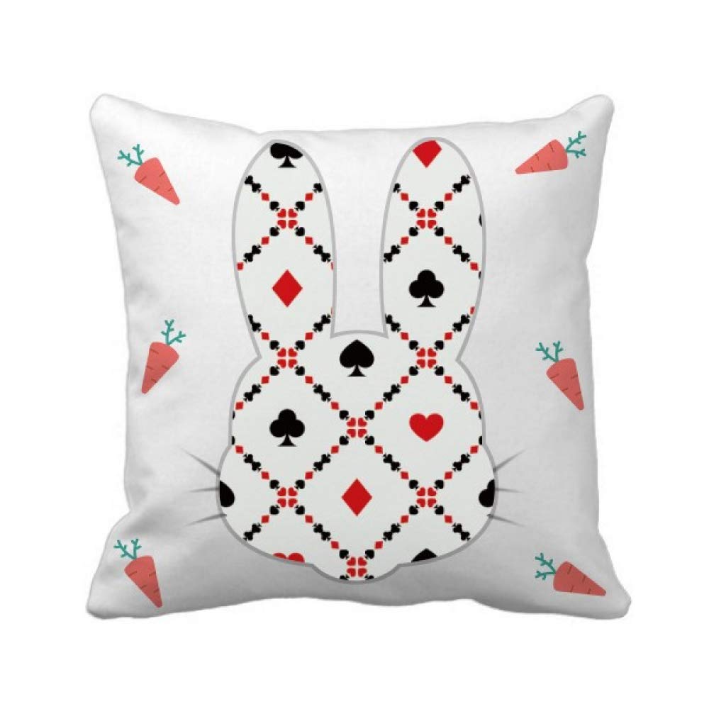 Cadeau beauté original coussin lapin et ustensiles de jeux d'argent pour amateurs de casino