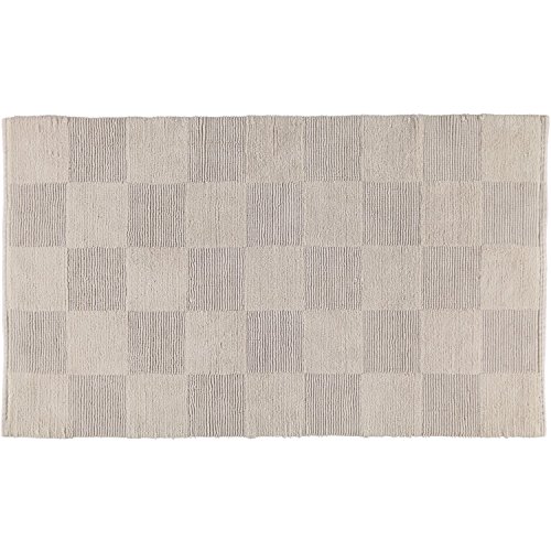 Preisvergleich Produktbild Cawö Badteppich Karo 1005, 60 x 120 cm
