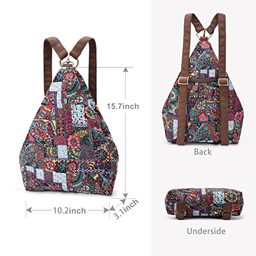 Black Butterfly Premium Backpack For Women,Bohemia Style Daypack,Fashion,Light And Small (05-Brown) #TOP1