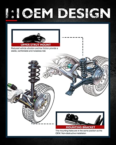 172518 2Pcs Front Strut Spring Assemblies Shock Absorber For Acadia 2007 2008 2009 2010 2011 2012,Traverse 2009 2010 2011 2012,Enclave 2008 2009 2010 2011 2012,Outlook 2007-2010 #TOP4