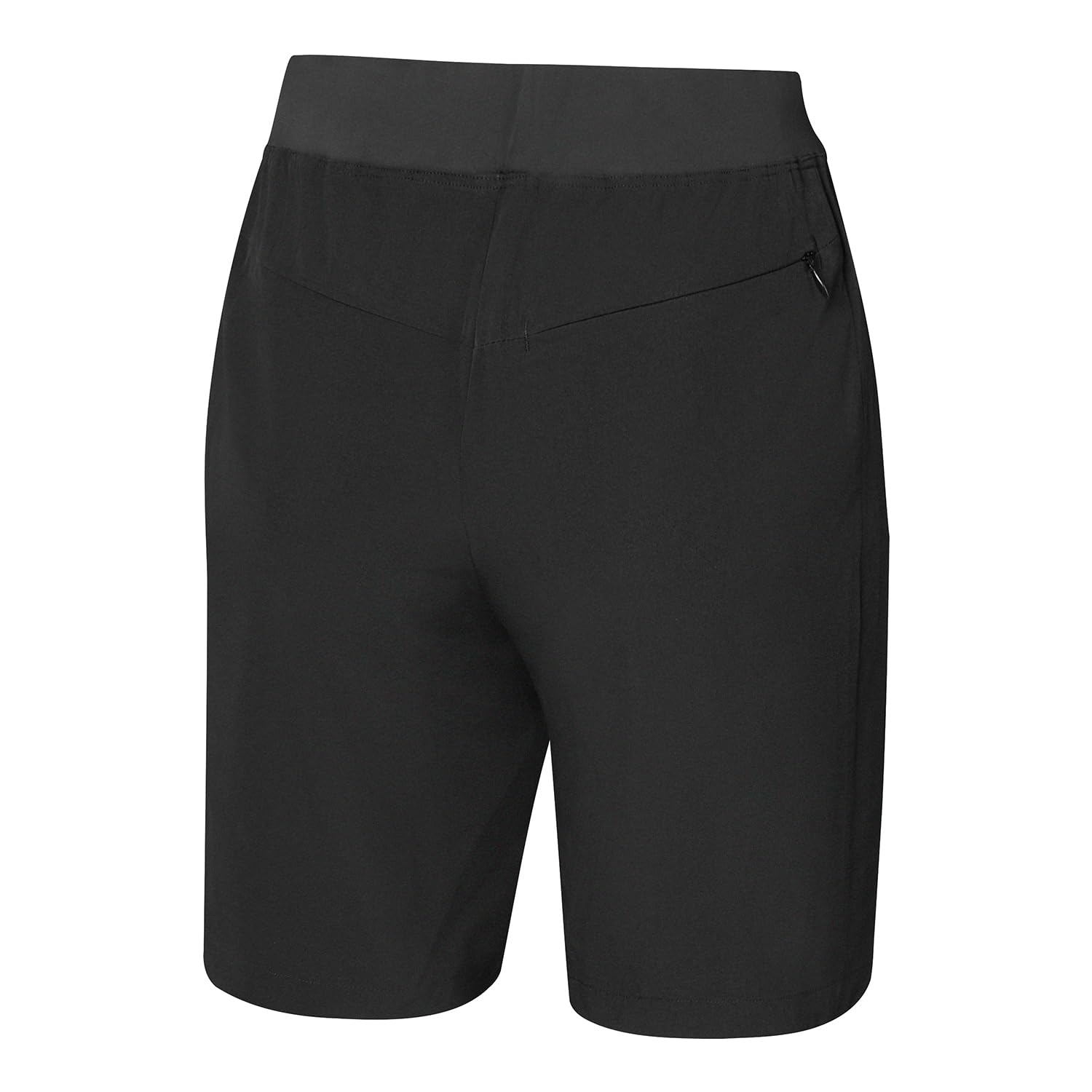 Black Crevice Damskie spodnie sportowe krótkie | spodenki sportowe | lekkie, szybkoschnące | kieszenie zapinane na zamek błyskawiczny