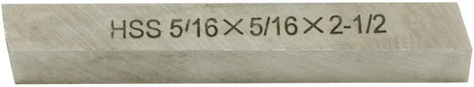 Prolinemax 5PC 5/16inches X 5/16inches X 2-1/2inches HSS Tool Bit Rectangular Lathe Fly Cutter Mill Blank