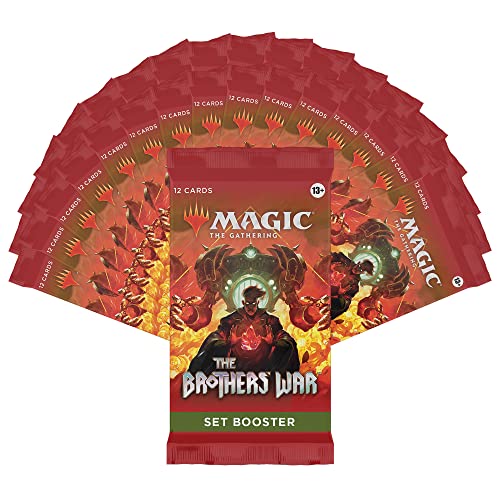 Magic The Gathering The Brothers’ War Set Booster Box | 30 Packs (360 Magic Cards) - Image 4