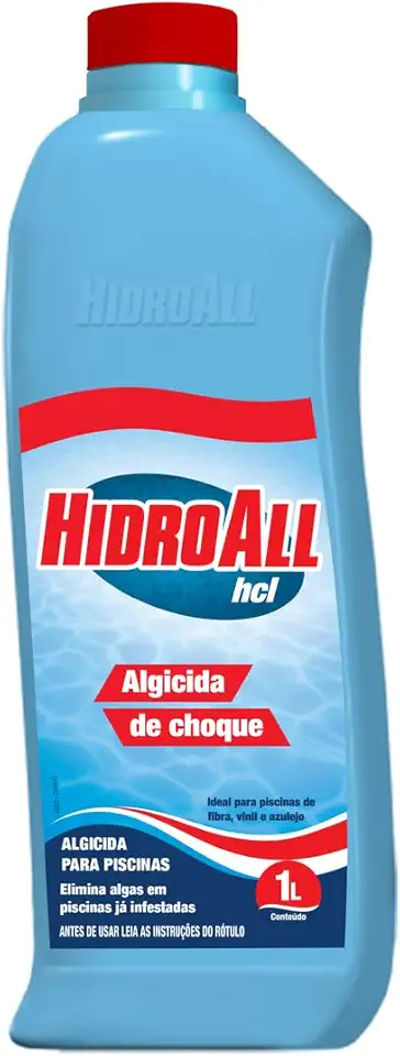 HidroAll Algicida hcl Algicida de Choque 1Lt