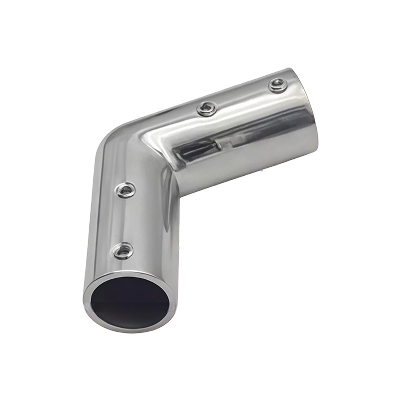 22mm / 25mm Stainless Tube Connector Bent Joint Hardware for Marine Handholds Boat Decks and Outdoor Barrier Repair Work Stainless Hardware Outdoor Tube Joint