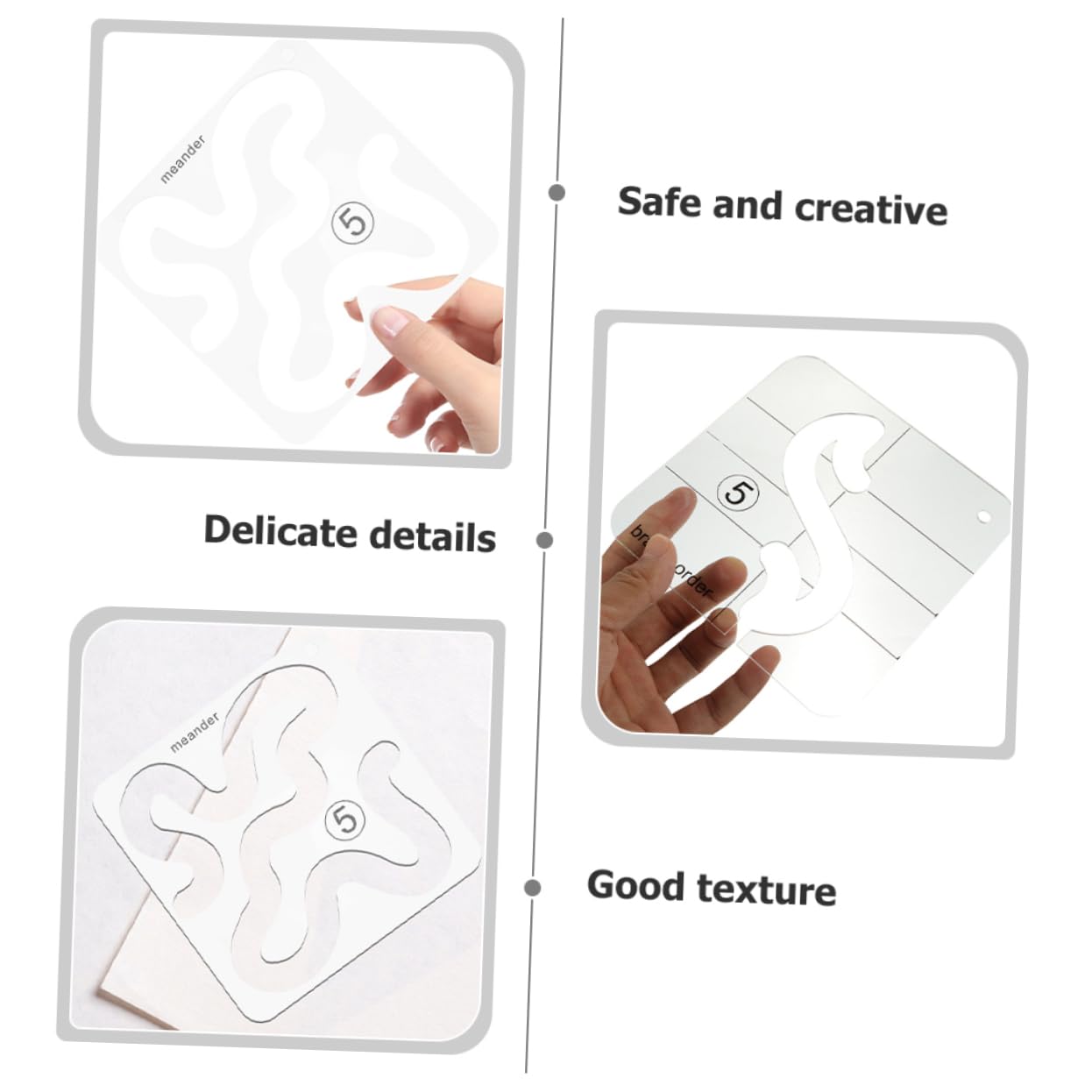 Set di modelli di cestino per uova, riutilizzabili per cucito, modelli acrilici per trapuntatura per cucire modelli di campione Home Sewing Art Craft per Pasqua Fulenyi