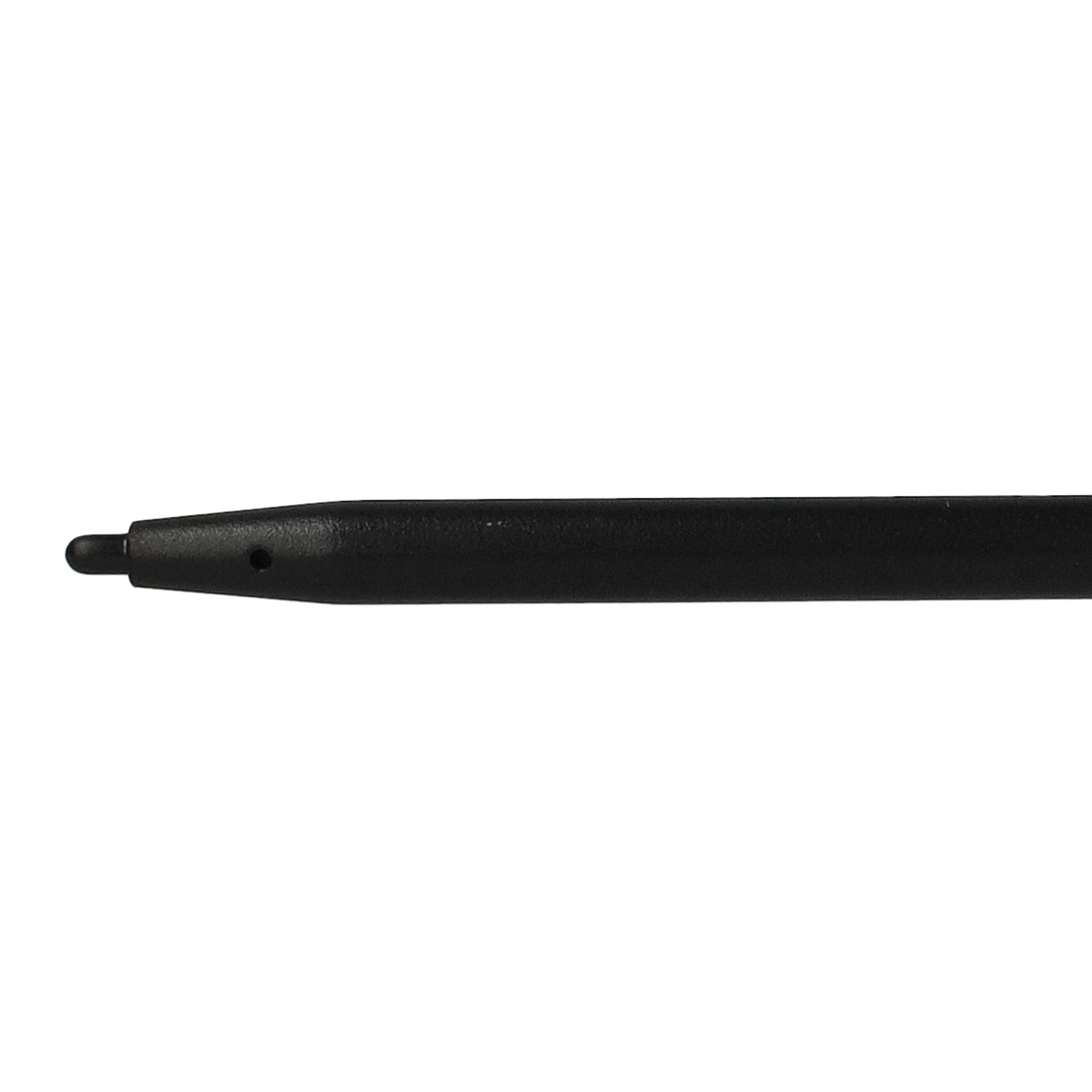 vhbw 10 x rysik kompatybilny z konsolą do gier Nintendo DSi, DSi XL, 2DS, DS Lite - 8,8 cm długości, czarny