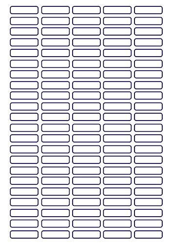 Image of Multi Purpose Self Adhesive Labels (Lable Size 35 x 10 mm, 110 Lable in A4)(Pack of 40 Sheet)