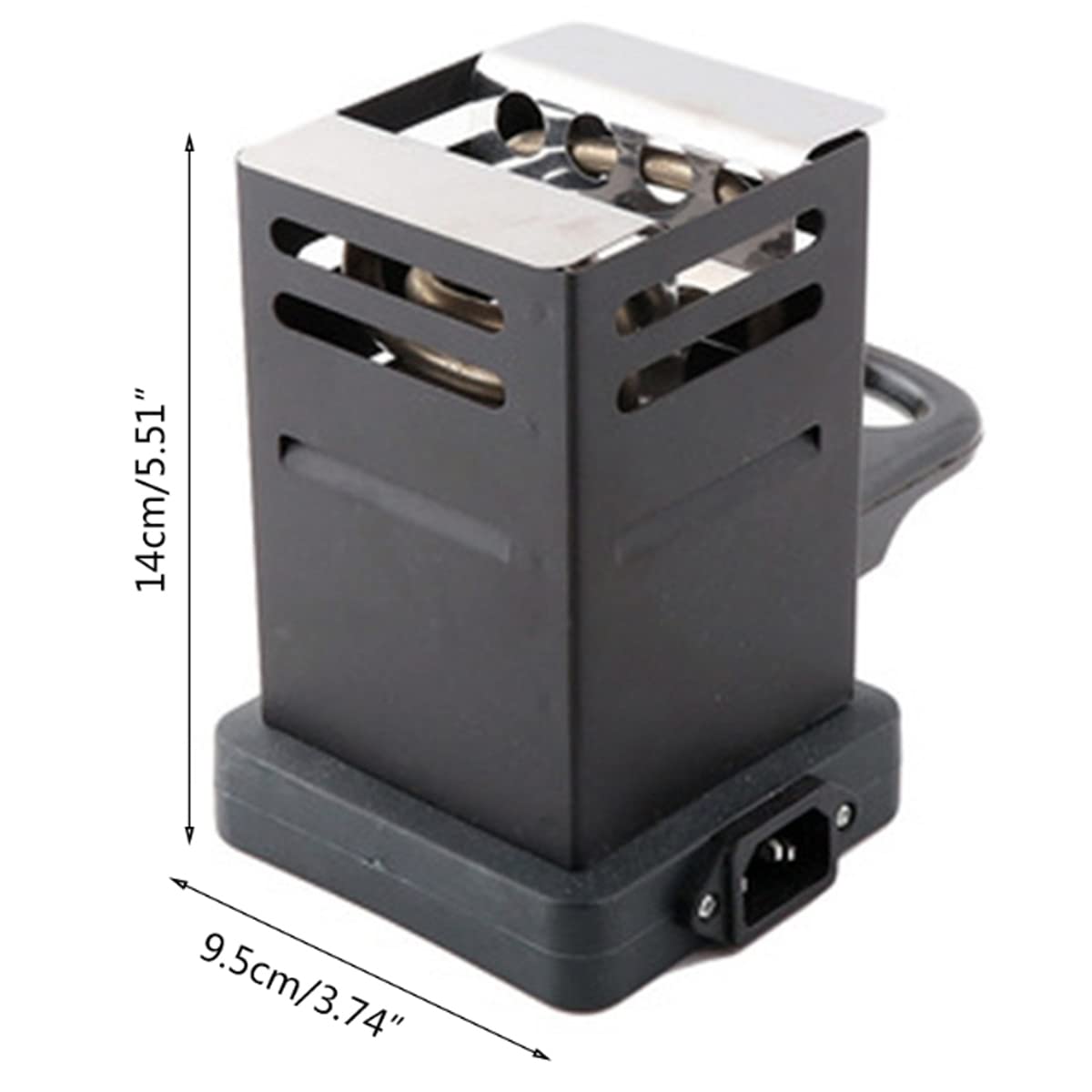 Accendino elettrico a carbone, forno elettrico per shisha, grill a carbone, fornello a grill con manico, forno a carbone, shisha, forno elettrico a carbone con cavo extra lungo, per carbonella shisha