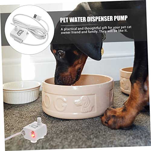 Bomba de agua Mipcase para fuente de mascotas blanca miniatura 5