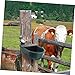 POPETPOP Livestock Water Feeder Automatic Horse Waterer Cow Waterer Plastic Cow Water Bowl