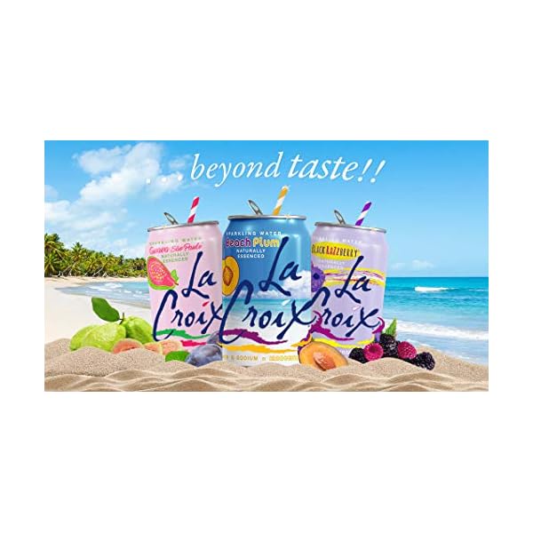 La Croix Sparkling Water, 15 Flavors Variety Pack, NEW Flavors Included, Naturally Essenced