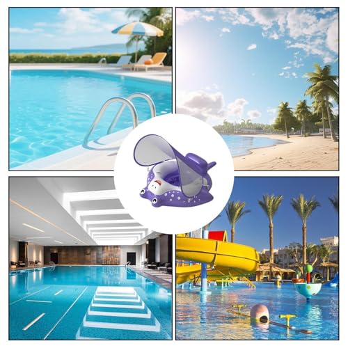 Flotteur aquatique enfants avec auvent pour apprendre à nager sans risque